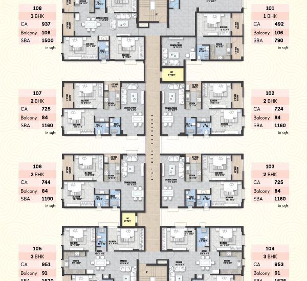 Typical Floor Plan (1st Floor)